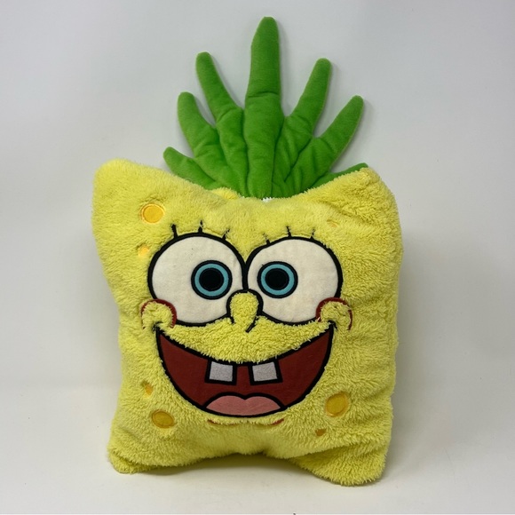 Nickelodeon Accents Reversible Spongebob Squarepants Pillow Poshmark
